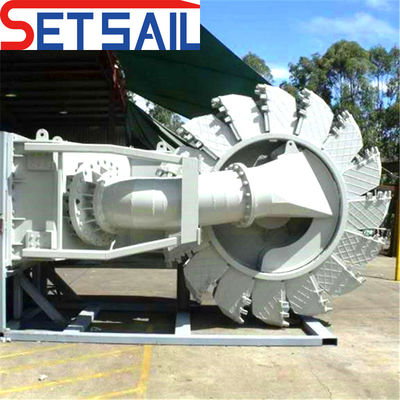 QHWBD-24 Wheel Bucket Mud Dredger met 2500m3 waterstroom en 800m-5000m ontladingsafstand