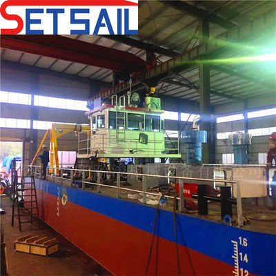 6 mm-20 mm zijplaatdikte Trailing Suction Hopper Dredger voor meer en reservoir