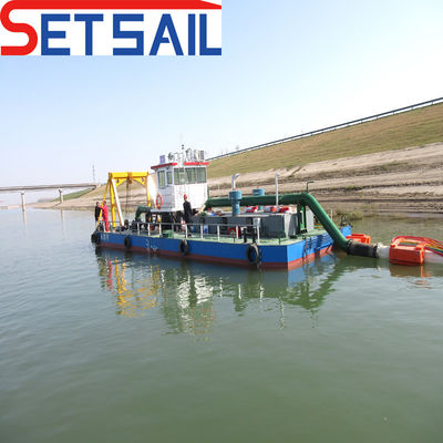 Rexroth Hydraulische Dieselmotor Power Suction Hopper Dredger voor modder Totaal breedte 4,5 m-12 m