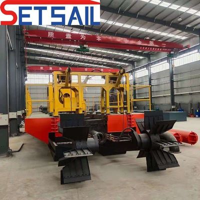 120000.000kg Pakket Bruto Gewicht Trailing Suction Hopper Dredger met hydraulische motor