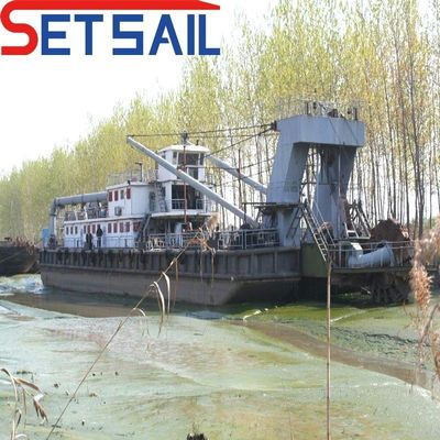 Weichai Diesel Engine Wheel Bucket Dredger met geluidsterkte en totale lengte van 17m-50m