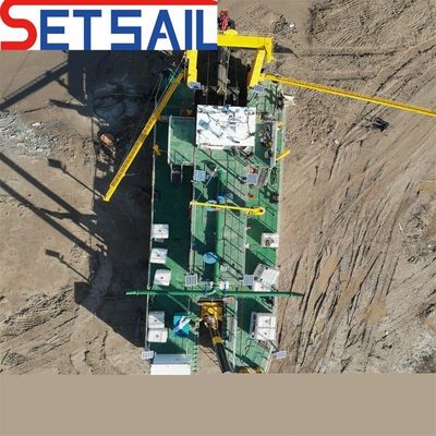 17m-50m totale lengte Hydraulische pomp besturingswiel emmer zand bagger voor reservoir