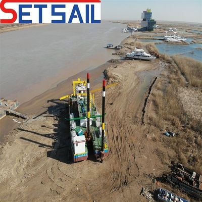 8m-20m Dredging Diepte Hydraulische winch Multi Function Wheel Bucekt Dredger in US Currency