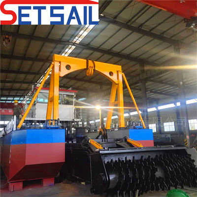 17 m tot 50 m totale lengte Multifunctioneel snijmachine Zuigersand en modder bagger met hopper