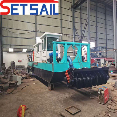 17 m tot 50 m totale lengte Multifunctioneel snijmachine Zuigersand en modder bagger met hopper