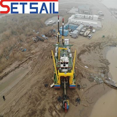 800m-5000m Afscheidsafstand Rivier zand droeger met emmer wielen kop en Siemens PLC