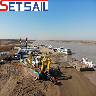 800m-5000m Afscheidsafstand Rivier zand droeger met emmer wielen kop en Siemens PLC