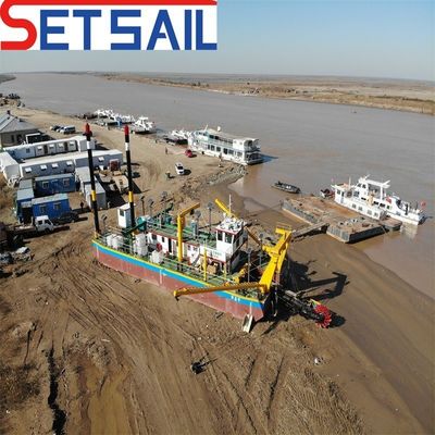 800m-5000m Afscheidsafstand Rivier zand droeger met emmer wielen kop en Siemens PLC