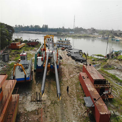 Op maat gemaakte aanvraag Cutter Zuigdraad Dredging Gold Sand Mining Dredger met aanpassing