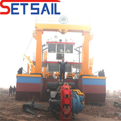 Hydraulische Diesel Motor Power Bucket Wheel Dredger voor uw klant vereisten
