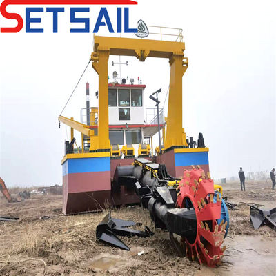 Hydraulische Diesel Motor Power Bucket Wheel Dredger voor uw klant vereisten
