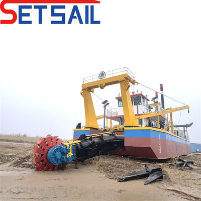 Hydraulische Diesel Motor Power Bucket Wheel Dredger voor uw klant vereisten