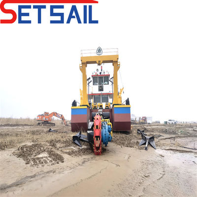 Hydraulische Diesel Motor Power Bucket Wheel Dredger voor uw klant vereisten