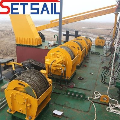 Rivier- en meerzanddredgen Hydraulische emmerwiel-dredger voor landherstel