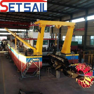 160m3-2000m3 capaciteit Bucket Wheel Suction Dredger voor rivierzand tegen betaalbare prijzen