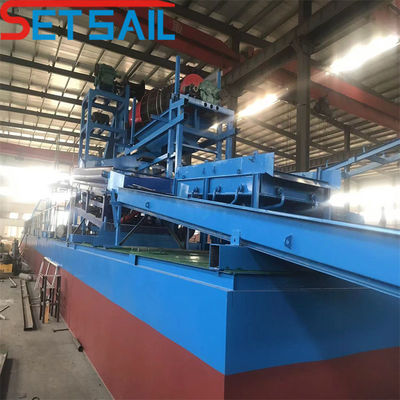 37kw-200kw Graafmachine voor de hoofdmotor van de krachtketen Bucket River Mining Dredger voor goud en diamant