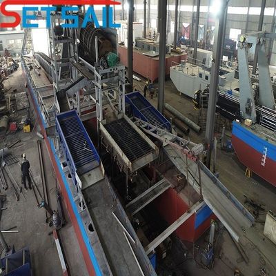 US Currency Bucket Chain Gold Mining Diamond Dredger met een capaciteit van 60-500 kubieke meter