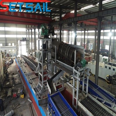 US Currency Bucket Chain Gold Mining Diamond Dredger met een capaciteit van 60-500 kubieke meter