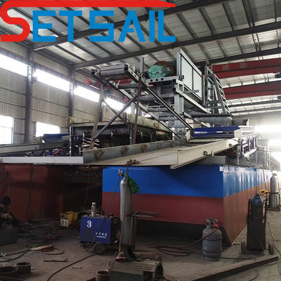 37kw-200kw Digging Main Motor Power Diamond Dredger met goudmijnprocesapparatuur