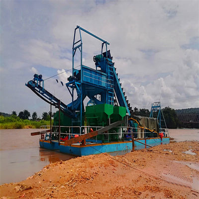 3900.00cm * 860.00cm * 225.00cm Pakketgrootte Gold Dredging Ship voor rivier en meer