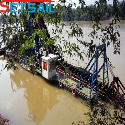 Chain Bucket Lake Sand Gold and Diamond Mining Dredger met een capaciteit van 0,035m3-1,2m3