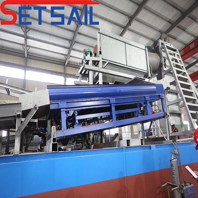 Injectiepompvermogen 7.5kw-20kw Bucket Chain Gold Mining Dredger voor Rvier Diamond