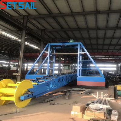 60-500 kubieke meter capaciteit Rivier Diamond Bucket Chain Gold Dredger met centrifuge