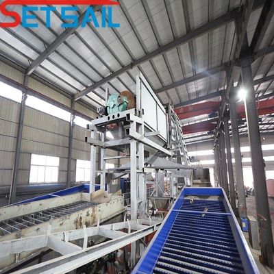 4kw*3-15kw*3 Bucket Chain Gold Dredger voor rivierdredging Dredgingdiepte 7-30 meter