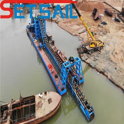 60-500 kubieke meter capaciteit Rivier Gold Mining Dredging apparatuur met emmer keten