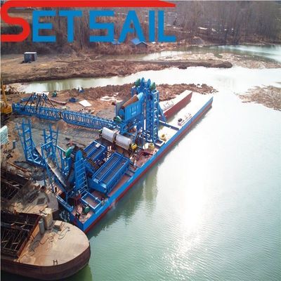 60-500 kubieke meter capaciteit Rivier Gold Mining Dredging apparatuur met emmer keten