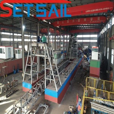 River Gold Mining Dredger met lage storing en 1,4m*1,2m-2,6m*1,2m Drum Screen Size