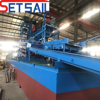 37kw-200kw Graven van de hoofdmotor Power Chain Bucket River Mining Dredger voor Lake Diamond