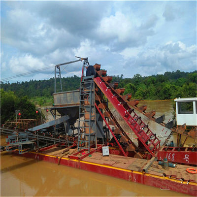 River Gold and Diamond Dredger met een draagcapaciteit van 60-500 kubieke meter