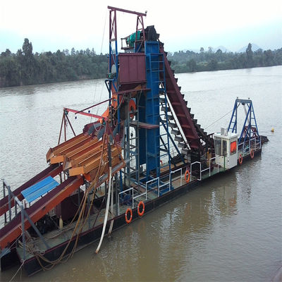 37kw-200kw Main Motor Power River Mining Diamond and Gold Dredger met concentratie