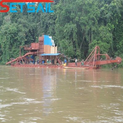 380V Lifelong After-Sales Service Chain Bucket Gold Dredger voor diamantmijnbouw in 2023