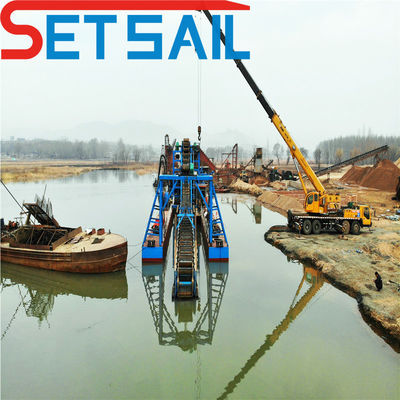 Op maat Bucket Chain River Mining Gold Diamond Machine voor tin Op maat