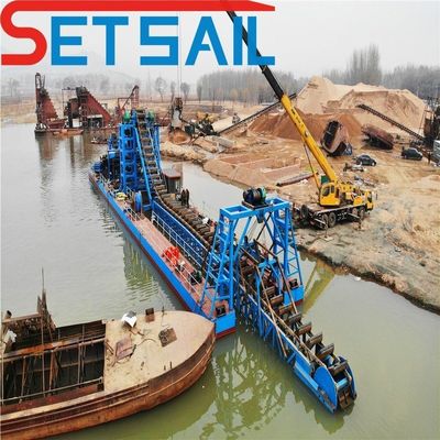 Op maat Bucket Chain River Mining Gold Diamond Machine voor tin Op maat