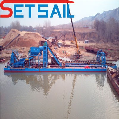 Op maat Bucket Chain River Mining Gold Diamond Machine voor tin Op maat