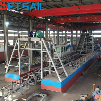 75kw-240kw Customized Alloy Steel Chain Bucket Gold Dredger voor zware operaties