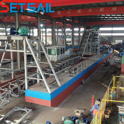 75kw-240kw Customized Alloy Steel Chain Bucket Gold Dredger voor zware operaties