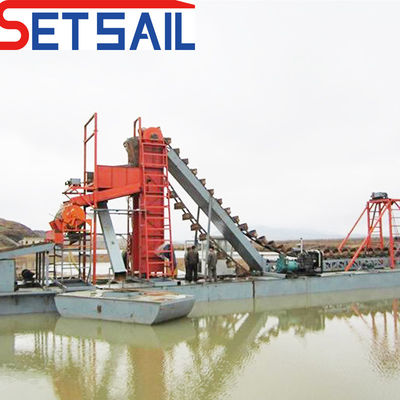 38 meter elektrische keten emmer rivier goud en diamant schip totale lengte aangepast