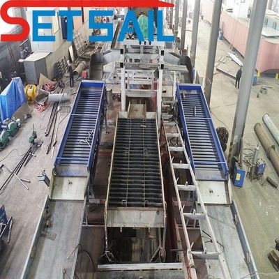 Kettingemmer-gouddredger met jiggmachine Totaal brandstofverbruik 14L-39L