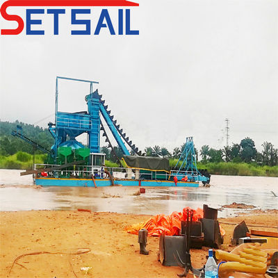 US Currency Chain Bucket Diamond Dredger voor reservoir goud en 30 dagen terugbetaling