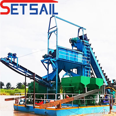 US Currency Chain Bucket Diamond Dredger voor reservoir goud en 30 dagen terugbetaling