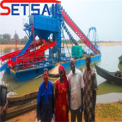 US Currency Chain Bucket Diamond Dredger voor reservoir goud en 30 dagen terugbetaling