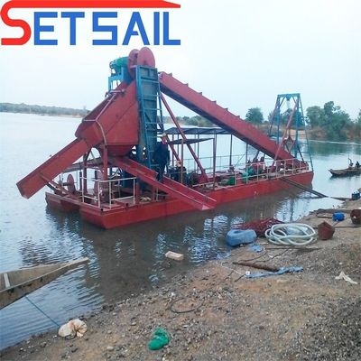 Volledig automatische emmer keten rivier mijnbouw bagger voor Lake Gold en 60m3-500m3 capaciteit
