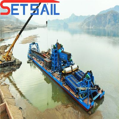 Volledig automatische emmer keten rivier mijnbouw bagger voor Lake Gold en 60m3-500m3 capaciteit