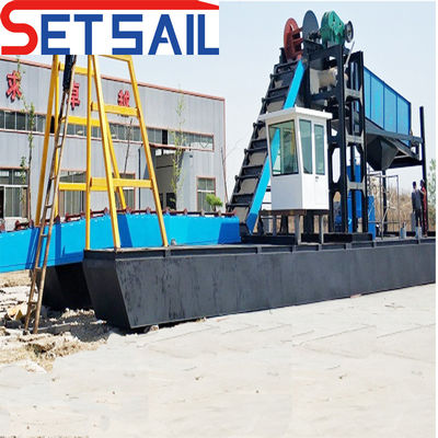 1.4mx1.2m-2.6mx1.5m Drum Screen Length.Diameter Gold Mining Dredger voor River Dredging