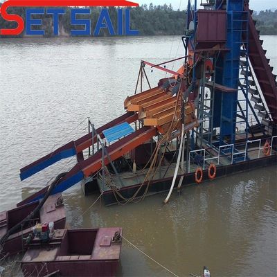 Bucke Chain Reservoir Sand Diamond Dredge Machinery for River Stone Gecertificeerd ISO CE
