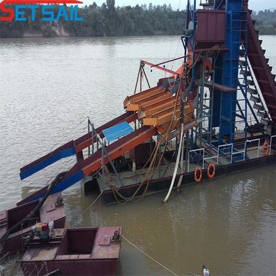 86PCS-100PCS Keten Bucket River Gold Diamond Mining Machinery met agitatiechuit